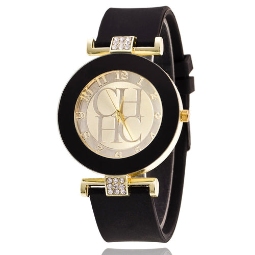 2019 Fashion Geneva Brand Casual hot sale Watch Unisex Crystal Silicone Quart Watches women Watch relogio Relogio Feminino