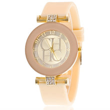 Load image into Gallery viewer, 2019 Fashion Geneva Brand Casual hot sale Watch Unisex Crystal Silicone Quart Watches women Watch relogio Relogio Feminino