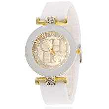 Load image into Gallery viewer, 2019 Fashion Geneva Brand Casual hot sale Watch Unisex Crystal Silicone Quart Watches women Watch relogio Relogio Feminino