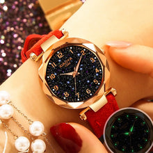 Load image into Gallery viewer, Women Watches Fashion minimalism Bracelet Watch Woman Relogio Leather Rhinestone Analog Quartz Watch Female Clock Montre Femme
