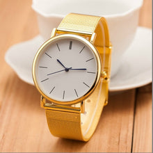 Load image into Gallery viewer, Drop shipping Fashion Silver Mesh Quartz Watch Women Metal Stainless Steel Dress Watches Relogio Feminino Gift Clock montre